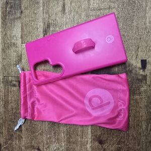 Loopy Pink Phone Case with Pouch